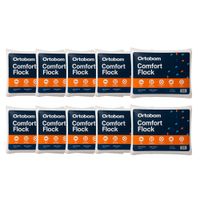 Kit 10 Travesseiros Ortobom 60x40cm Confort Flock 5188926